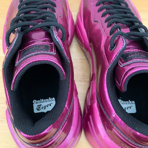 New Onitsuka Tiger Ptrainer Prism Trainers Peacoat Sneakers Purple Size 5.5 - Picture 9 of 11